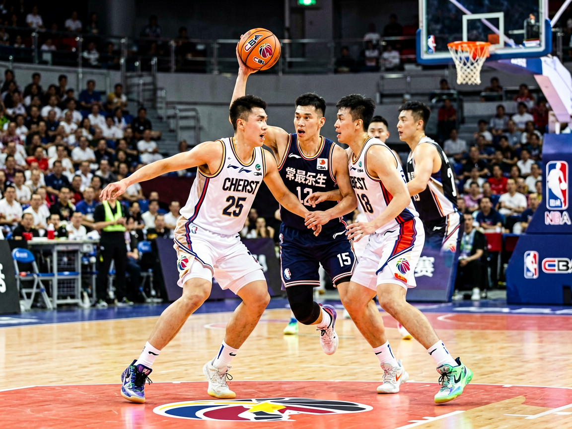 CBA中国男子篮球职业联赛比赛现场