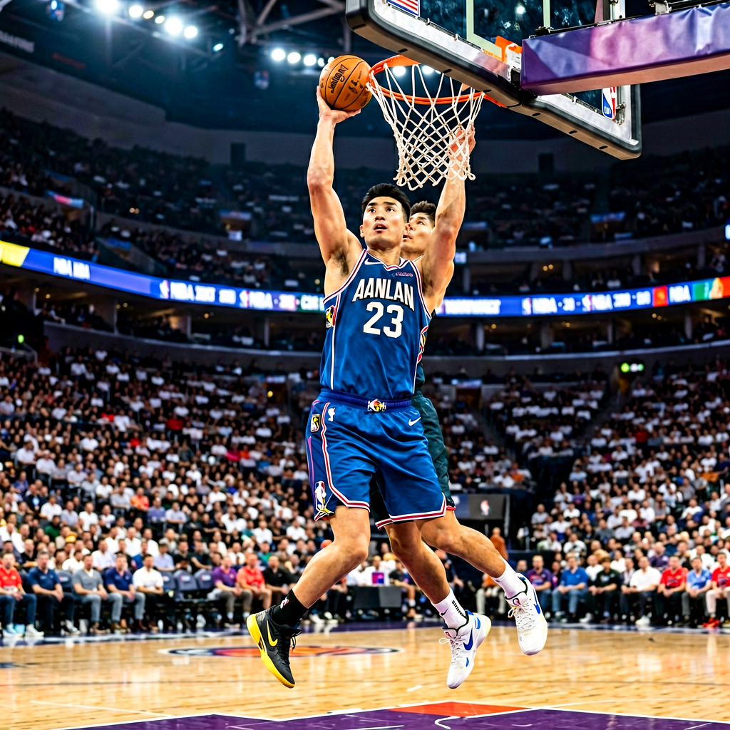 NBA篮球联赛精彩扣篮瞬间
