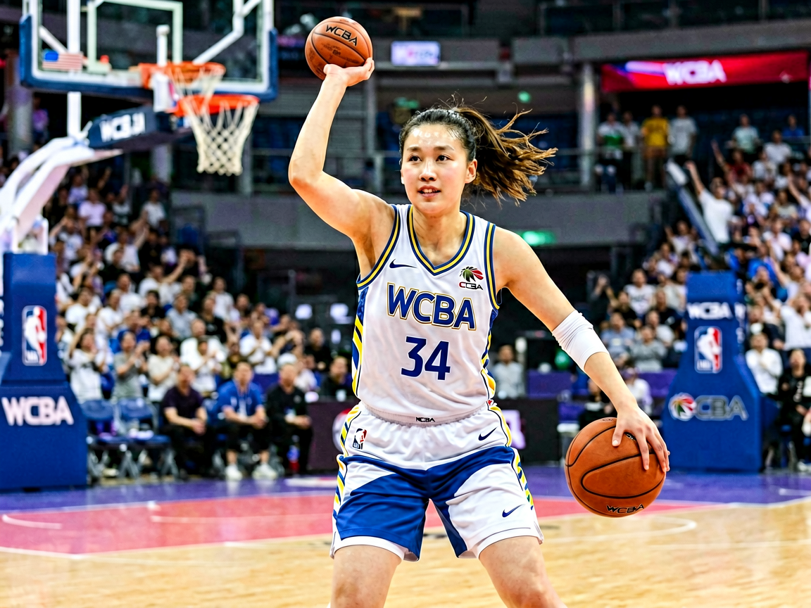 WCBA女子篮球职业联赛比赛画面